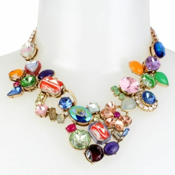 Betsey Johnson Jewelry - Betsey Johnson COLORED STONE STATEMENT NECKLACE